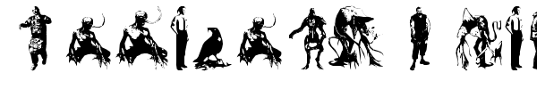 Resident Evil Characters font preview